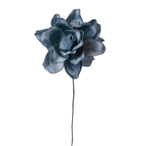 Gardenia selyemvirág szál- 24cm magas - Kék