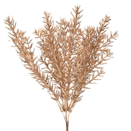 Boróka dekor köteg- 6 szál- 24 cm magas - Arany