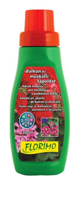 FLORIMO balkon és muskátli tápoldat 250ml 25db/raklap