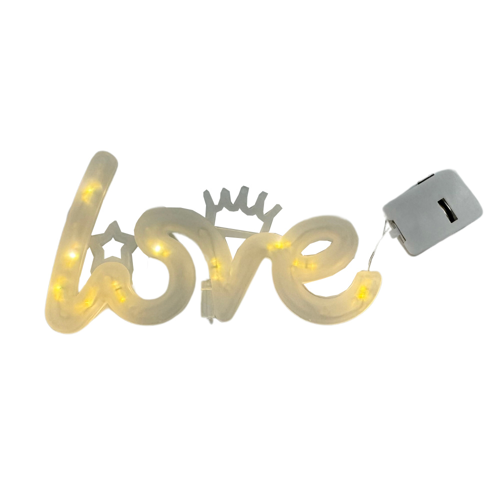 LEDES LOVE FELIRAT 50/600 10-5x6 cm 2 SZÍNBEN