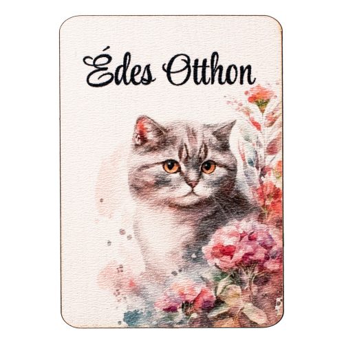 4db. Édes otthon feliratos dekor fa tábla 7 x 5cm
