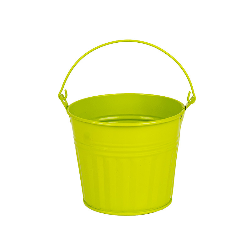 Esmé fém vödör limezöld 16-2x15