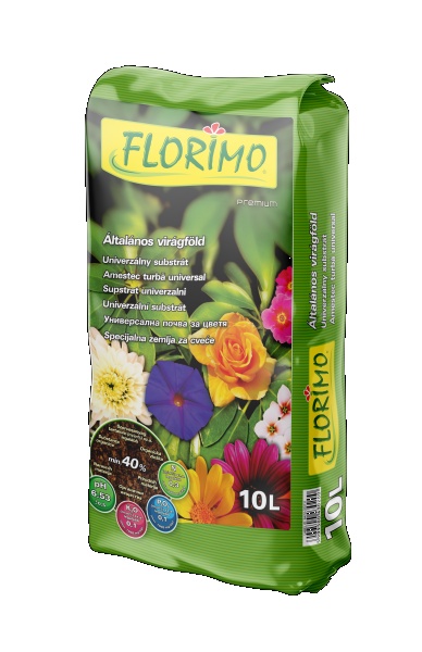 FLORIMO általános virágföld 10 l 216db/raklap