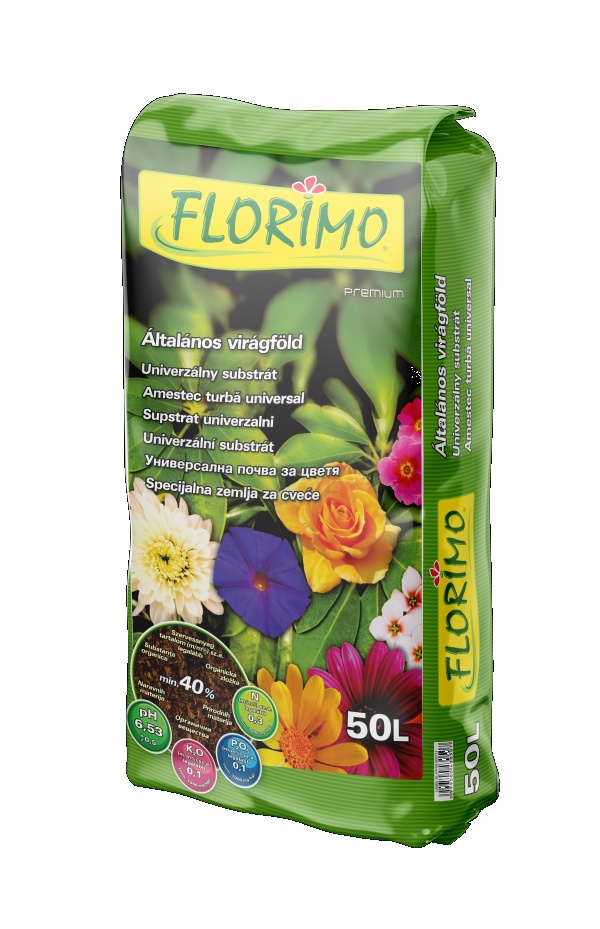 FLORIMO általános virágföld 50 l 48db/raklap