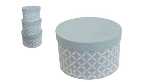 Ajándék-Virág Papírdoboz Marrakesh Szett/3 Bn 100-2141 - D20*H12cm (16/#)