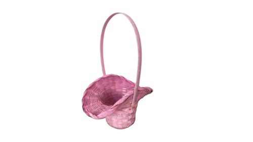 Bambusz Flor. Antikolt Pink 66-54-A/PINK - 22*17*H13/30cm (8/gy_72/#)