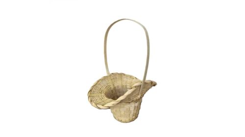 Bambusz Flor. Antikolt Citrom 66-54-A/Y - 22*17*H13/30cm (8/gy_72/#)