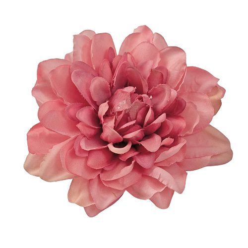 Dália selyemvirág fej- 8cm - Rózsaszín AF121-01 12db/csomag