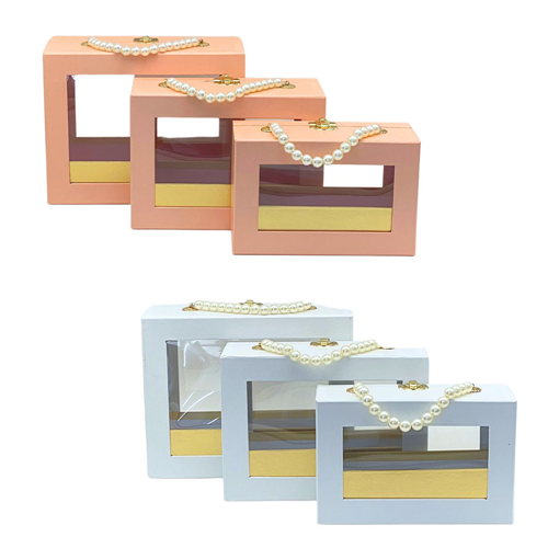 PAPÍRDOBOZ 3 DB 1/24 20x13x8-5; 22x16x10; 24x19x11-5 cm 2 SZÍNBEN