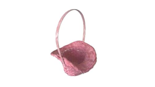 Bambusz Flor. Antikolt Piros 66-54-A/R - 22*17*H13/30cm (72/#)