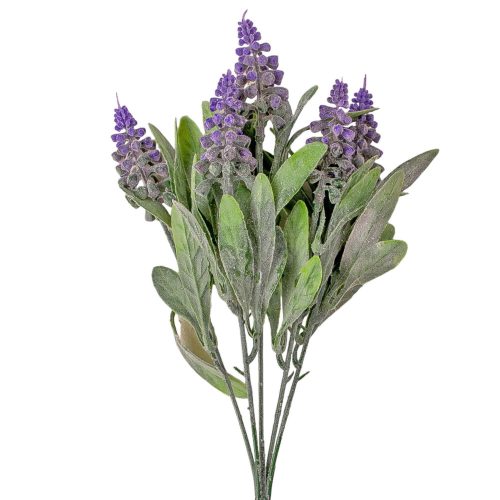 Fürtös gyöngyike csokor- 28cm magas - Lila