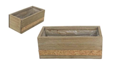 Fiók Fából- Parafa Betétes 140-W-602 - 26*12*H10cm (36/#)