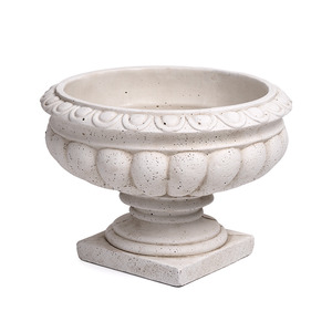 Hera rusztikus kő ültetőtál szürke 20-3x17cm