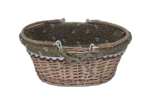 Bevásárló Kosár Textiles Lf. Barna 68-95/BR 35*27*H15cm (24/#) 5999054143700