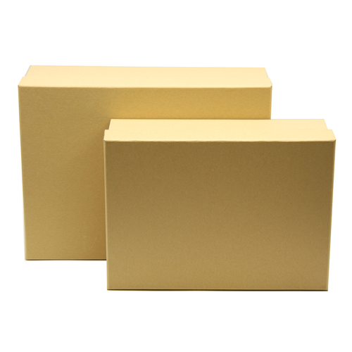 PAPÍRDOBOZ 2 DB 1/16 33-5x25x11-5 cm-29x21x9 cm NATÚR