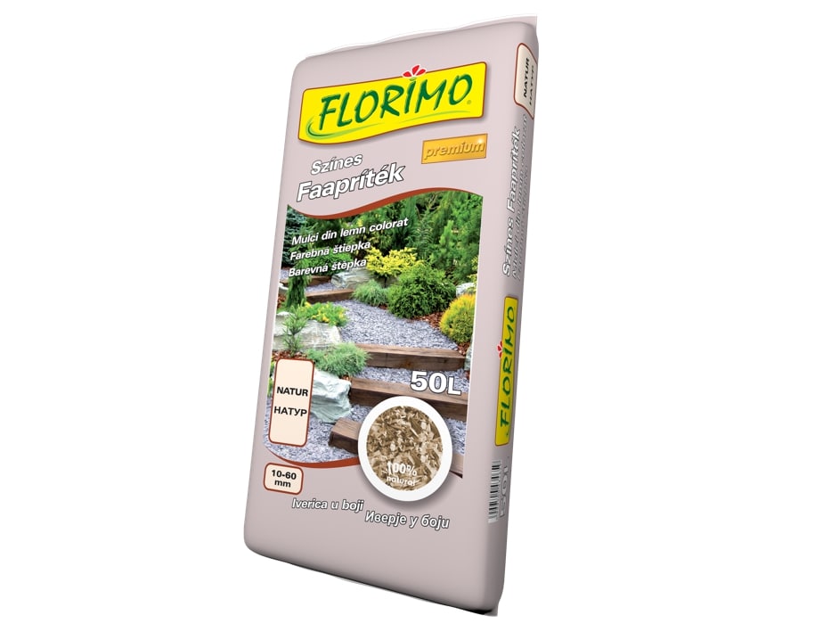 FLORIMO faapríték piros 50 l 48db/raklap