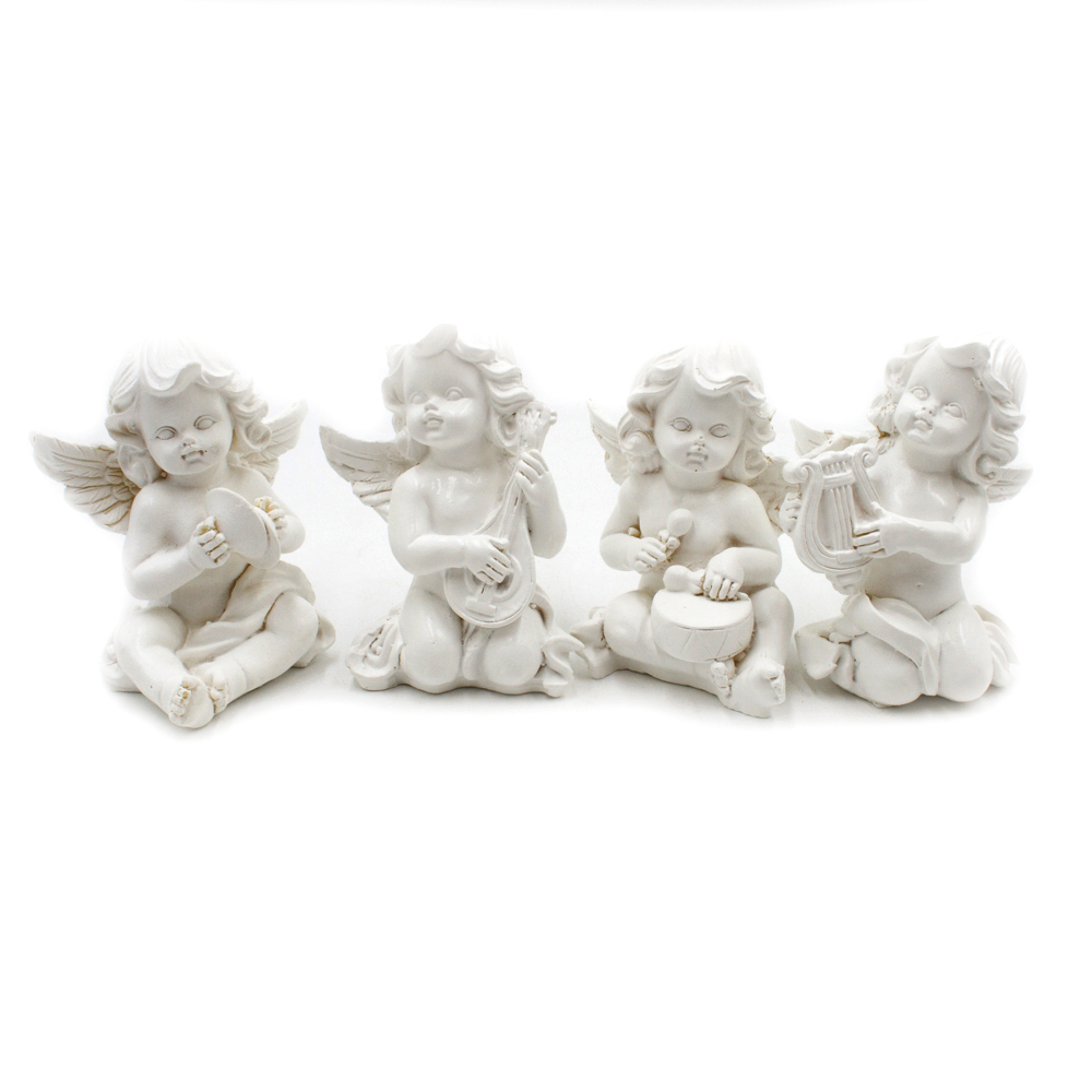 ANGYAL ÜLŐ HANGSZERREL 4/240 10x7x5 cm 4 FÉLE