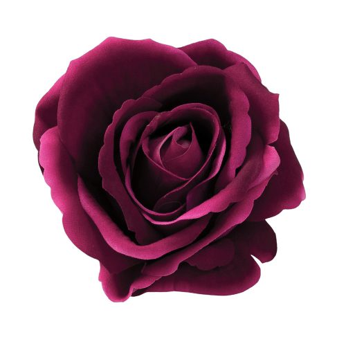 Bársony rózsafej- 8cm - Bordó AF122-06 12db/csomag