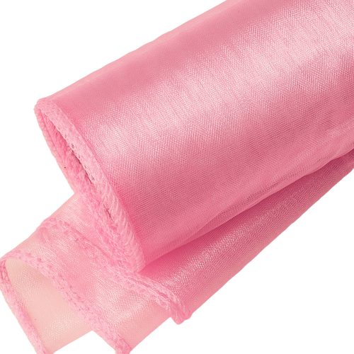 Organza 12cm x 8.2m - Rózsaszín 12cm x 8-2m (9yard) 1218