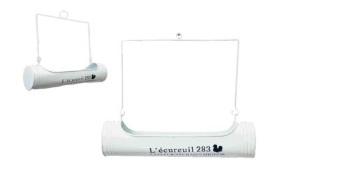 Bádog Hengerkaspó Fehér 232-B-17/FEHÉR - 36*8-5cm (24/#)