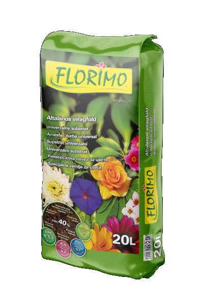 FLORIMO általános virágföld 20 l 120db/raklap