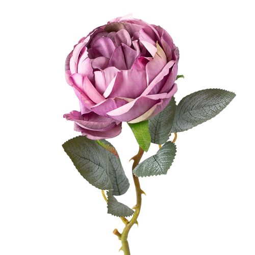 Bazsarózsa selyemvirág szál- 51cm magas - Lila
