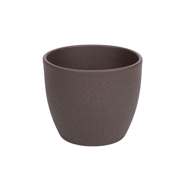 Base struktur kerámia kaspó matt tópszín 25cm