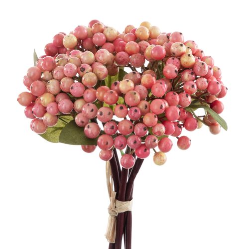 Bogyós ág köteg- 28cm magas- 14.5cm átmérőjű - Narancssárga AF028-01