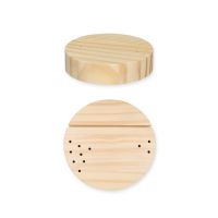 Kártya/szárított virágtartó Ø 12cm natúr D23306120