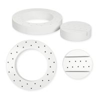 Kártya/szárított virágtartó Ø15+Ø9cm fehér D23308150