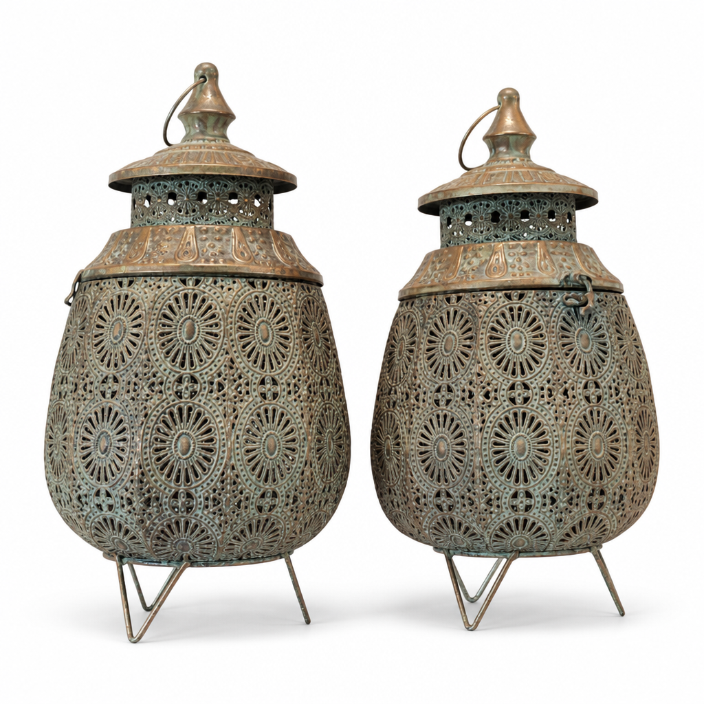 Antique Gold Barique gyertyatartó